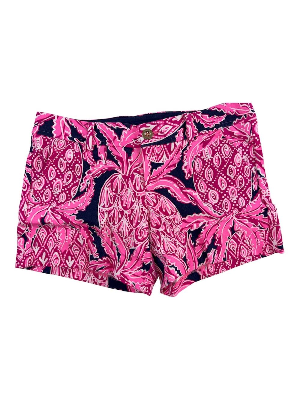 Lilly Pulitzer Callahan Stretch Short Coco Safari Ladies Size 6